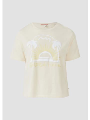 QS T-Shirt in 08D0_beige