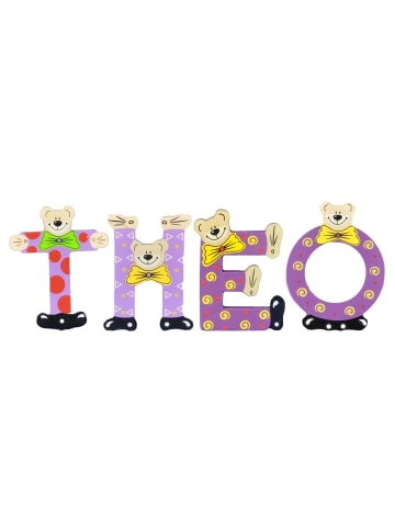 Playshoes Deko-Buchstaben "THEO" in bunt