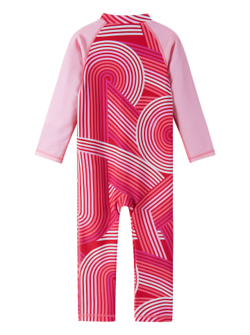 Reima UV-Overall Badeoverall " Polskii " in Soft Coral Red