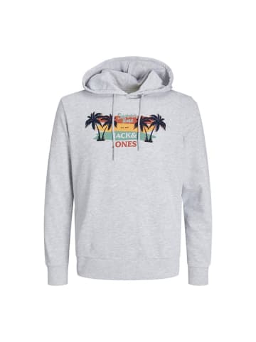 Jack & Jones Sweatshirt in Weiß/Weiß/Grau