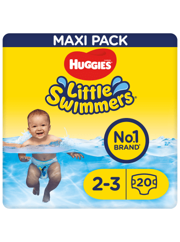 Huggies Little Swimmers Schwimmwindeln Badewindelhose Größe 2-3 (3-8kg) 5x20 Stk