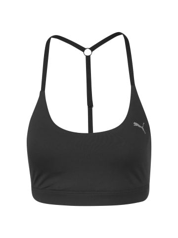 Puma Sport-BH Studio Ultrabare Strappy in schwarz / weiß