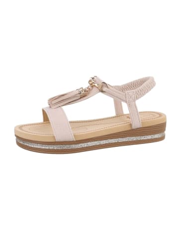 Ital-Design Sandale & Sandalette in Beige