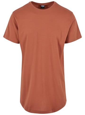 Urban Classics Lange T-Shirts in terracotta