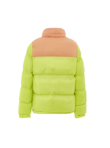 Exide Damen Wattierte Steppjacke in Saure Limette Aprikose
