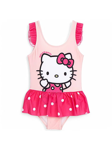 Hello Kitty Badeanzug Hello Kitty  mit Rüschendetails  in Rosa