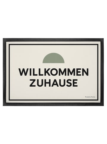 Mr. & Mrs. Panda Fußmatte Fußmatte minimalistisch Design mit Spruch in Weiß