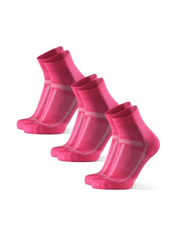DANISH ENDURANCE Socken Long Distance Quarter in pink