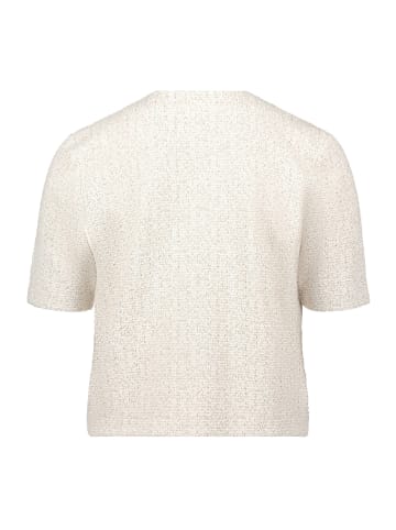 Betty Barclay Sweatjacke langarm in Cream Beige