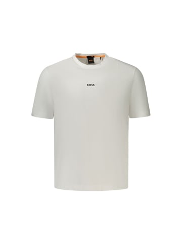 Hugo Boss Weiß Herren T-Shirt aus Baumwolle
