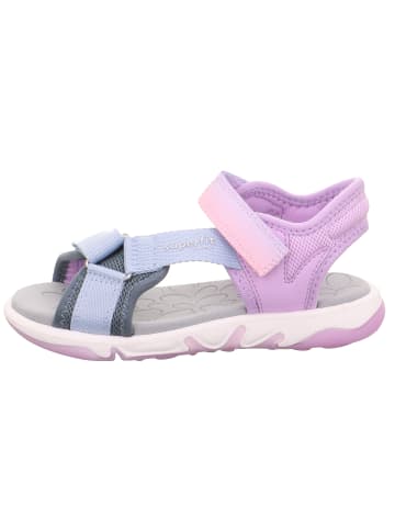 superfit Sandale PEBBLES in Blau/Lila