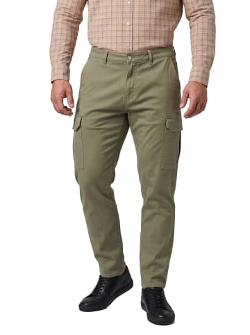 Men Plus Jeanshose in khaki grün