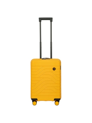BRIC`s BY Ulisse - 4-Rollen-Kabinentrolley 55 cm (grey blue) in mango