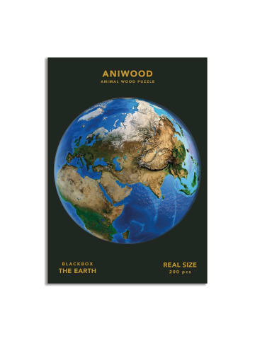 ANIWOOD Puzzle Die Erde L 200 Teile, Holz (30,9 x 43,8 x 3 cm) in Mehrfarbig