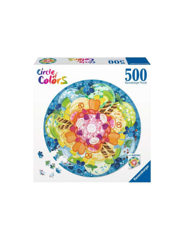 Ravensburger Puzzle 500 Teile Circle of Colors Ice Cream Ab 12 Jahre in bunt