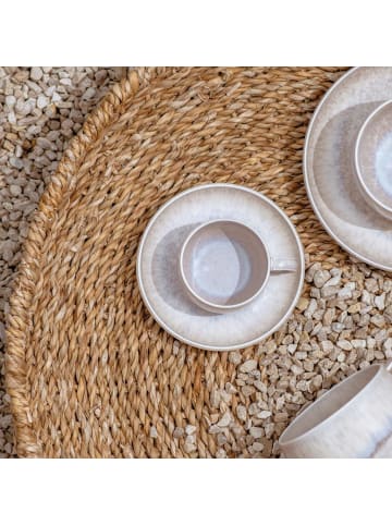 like. by Villeroy & Boch 6er Set Espressotassen mit Untertassen Perlemor Sand 60 ml in beige