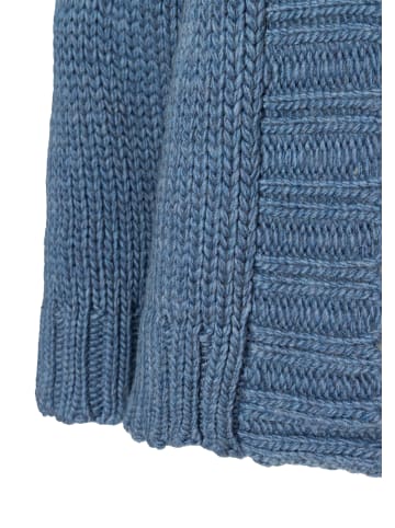 More & More verschlusslose Kurz-Strickjacke in autumn blue