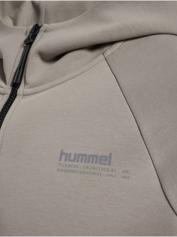 Hummel Hoodie "Tech Fleece Regular Zip Hoodie" in Grau