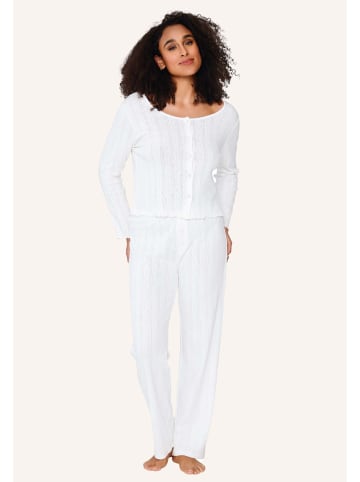 Linga Dore & Hose Top in Off white