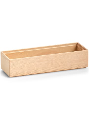 Zeller Kiefer Aufbewahrungsbehälter in Beige, (B) 7,5 x (H) 5 x (L) 23 cm