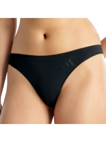 adidas 3er Pack Thong Active Ultimate Stretch in Schwarz