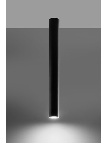 Nice Lamps Deckenleuchte CASTRO 60 in Schwarz aluminium tube loft style Gu10 LED NICE LAMPS