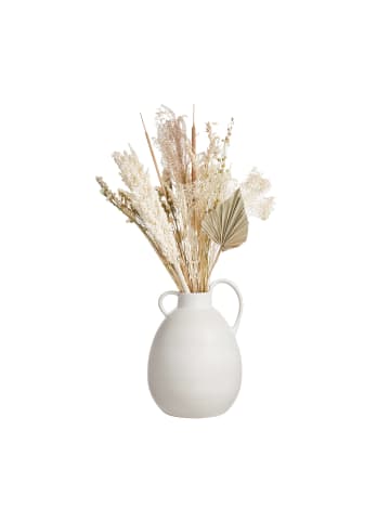 Butlers Vase mit Henkel Höhe 32cm LENA in Creme