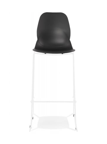 KADIMA DESIGN Barhocker Industriestil Metall Kunststoff | Modern in Schwarz-Weiß