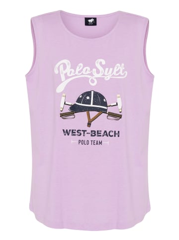 Polo Sylt Top im Polosport-Look in Lila