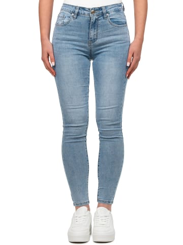 Reichstadt Damen Skinny Fit Jeans Mid Waist in Blue