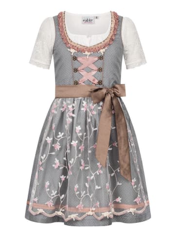 Nübler Kinderdirndl 3-teilig Jasmin in Grau