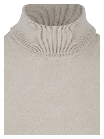 Urban Classics Urban Classics Damen Ladies Knitted Eco Viscose Turtleneck Dress in wetsand