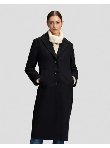 Lee Mantel mit Wollanteil Long Wool in Black