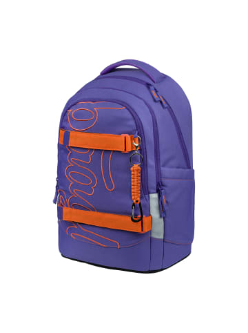 BAAGL Schulrucksack Skate Max in Schwarz Orange - 30x47x22cm