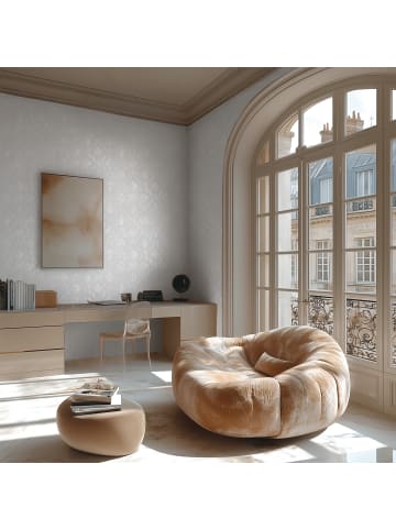 A.S. Création Tapete Timeless Ornament in Silbergrau