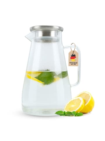 Intirilife Karaffe mit Deckel in 1.8 Liter