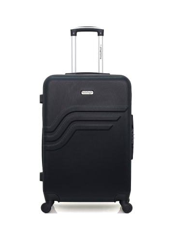 American Travel Mittelgroßer Koffer QUEENS in Schwarz (64L)