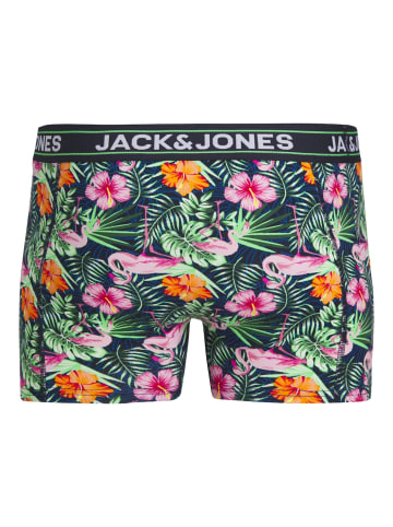 Jack & Jones Trunks 'Pink Flamingo' 3er Pack in blau