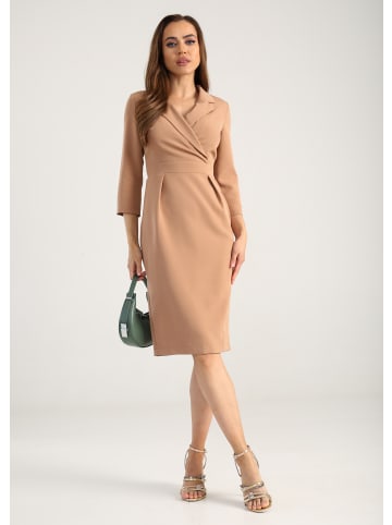 Awesome Apparel Kleid in Beige