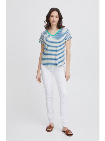Fransa FRFeporsi regular fit in Beaucoup Blue mix