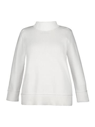 Ulla Popken Rollkragenpullover in wollweiß