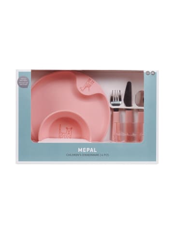 Mepal 6er Set Kindergeschirr Mio in Deep Pink