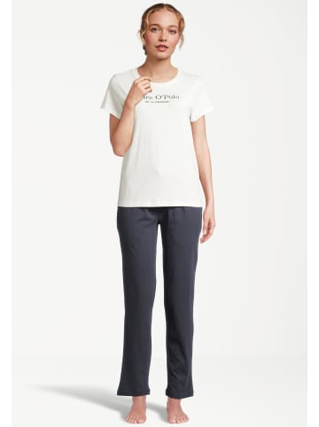 Marc O´Polo Bodywear Schlafanzug Mix & Match Cotton in Dark navy / white cotton