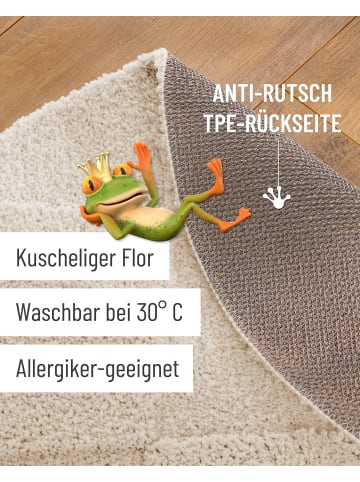 Wecon Home Badteppich Davie in creme weiß