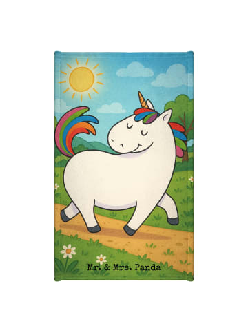 Mr. & Mrs. Panda Gästehandtücher Einhorn Stolzieren Design ohne ... in Weiß