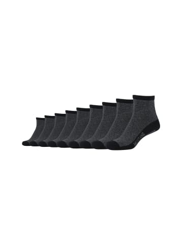 Mustang Kurzsocken 9er Pack casual in Schwarz