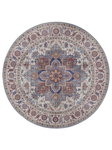 Nouristan Vintage Teppich Anthea cyan blau
