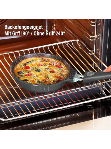 Stoneline SMART Bratpfanne 28 cm | ohne Deckel in Anthrazit