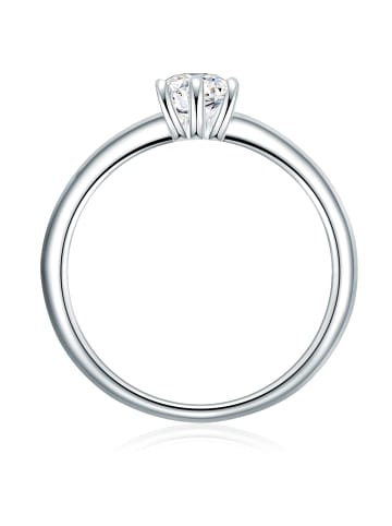 Trilani Ring aus Sterling Silber mit Zirkonia in silber