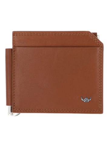 Golden Head Polo Geldbörse Leder 10 cm Geldscheinklammer cognac